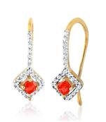 White Gold Plated Earring