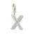 X' Alphabet Design American Diamond Pendant