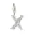 X' Alphabet Design American Diamond Pendant