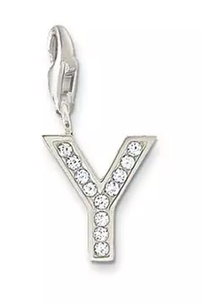 Y' Alphabet Design American Diamond Pendant