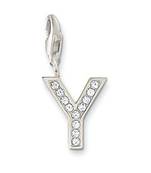 Y' Alphabet Design American Diamond Pendant