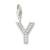 Y' Alphabet Design American Diamond Pendant