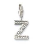 Z' Alphabet Design American Diamond Pendant