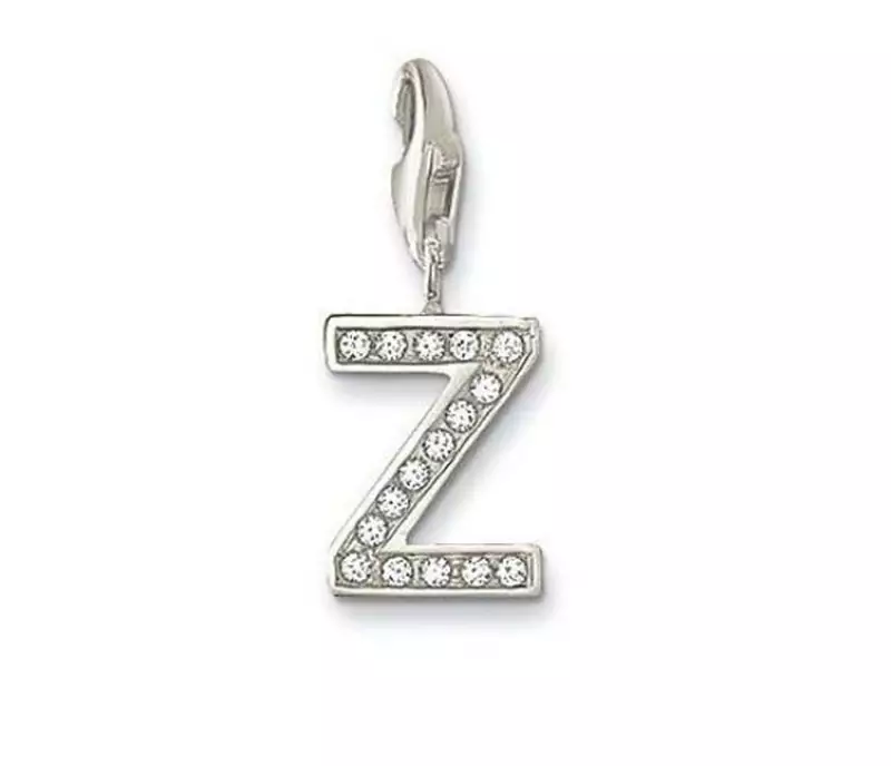 Z' Alphabet Design American Diamond Pendant
