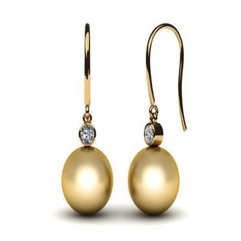White Gold Plated Earring 1