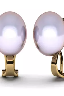 White Gold Plated Earring