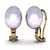 White Gold Plated Earring