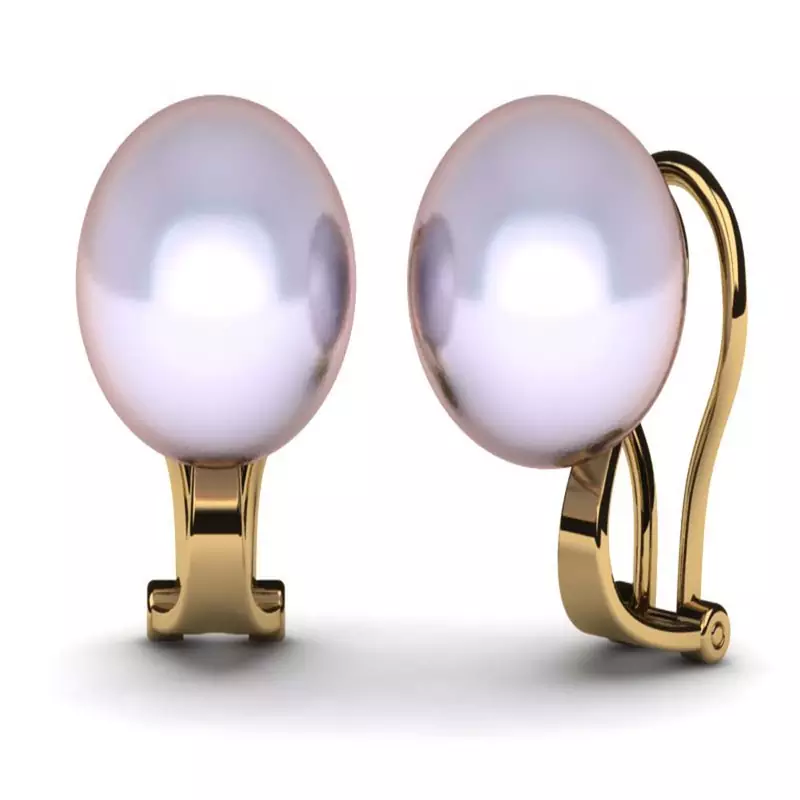 White Gold Plated Earring