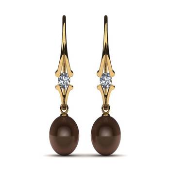 White Gold Plated Earring 1