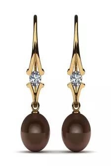 White Gold Plated Earring