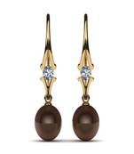 White Gold Plated Earring