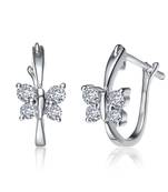 White Gold Plated Earring