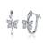 White Gold Plated Earring