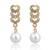 White Gold Plated Earring