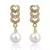 White Gold Plated Earring