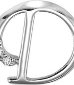 Sterling Silver Pendant Made With Cubic Zirconia