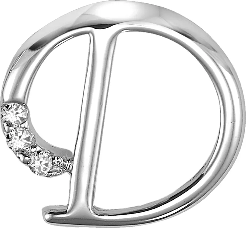 Sterling Silver Pendant Made With Cubic Zirconia
