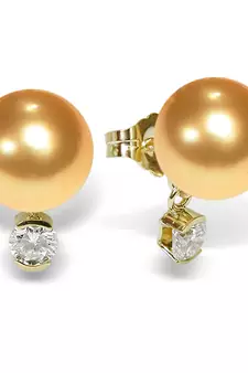White Gold Plated Earring