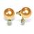 White Gold Plated Earring