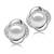 White Gold Plated Earring