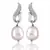 White Gold Plated Earring