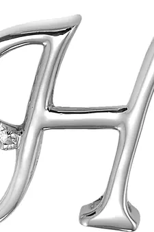 Sterling Silver Pendant Made With Cubic Zirconia