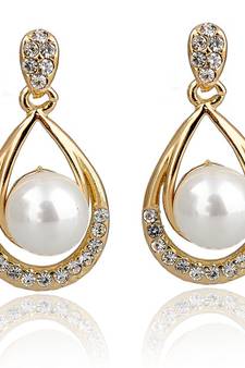 Yellow Gold Plated Earring