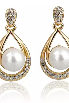 Yellow Gold Plated Earring