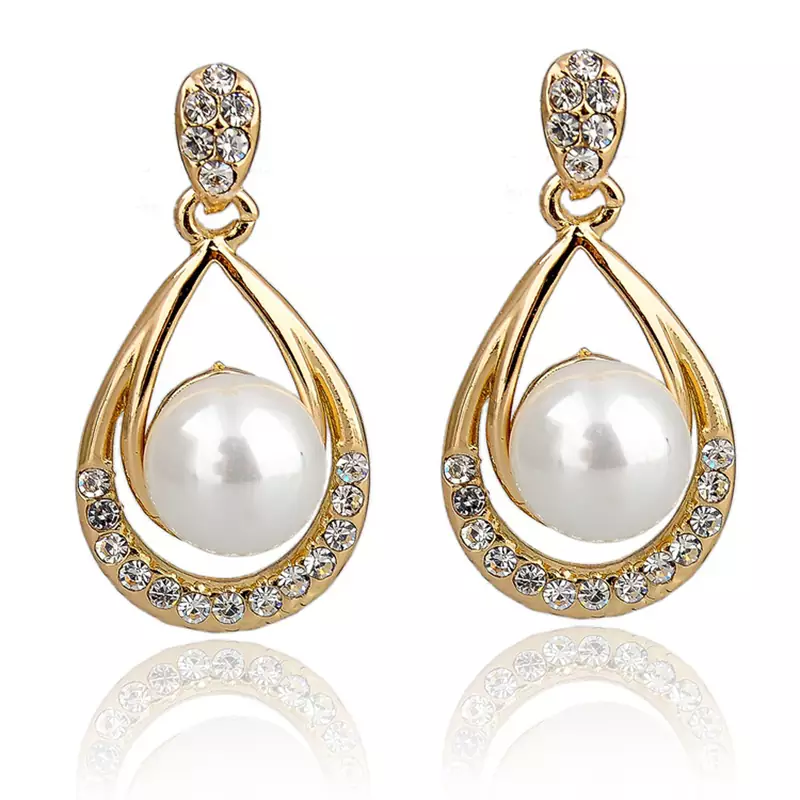 Yellow Gold Plated Earring