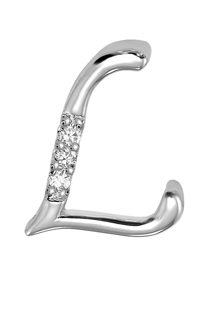 Sterling Silver Pendant Made With Cubic Zirconia