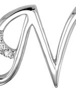 Sterling Silver Pendant Made With Cubic Zirconia