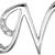 Sterling Silver Pendant Made With Cubic Zirconia