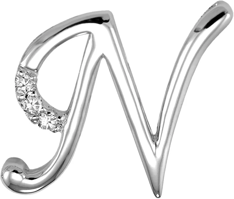 Sterling Silver Pendant Made With Cubic Zirconia