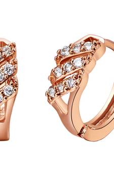Swarovski Elements Yellow Gold Plated Earring