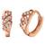 Swarovski Elements Yellow Gold Plated Earring