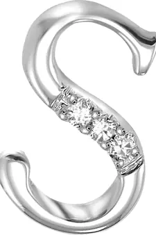 Sterling Silver Pendant Made With Cubic Zirconia