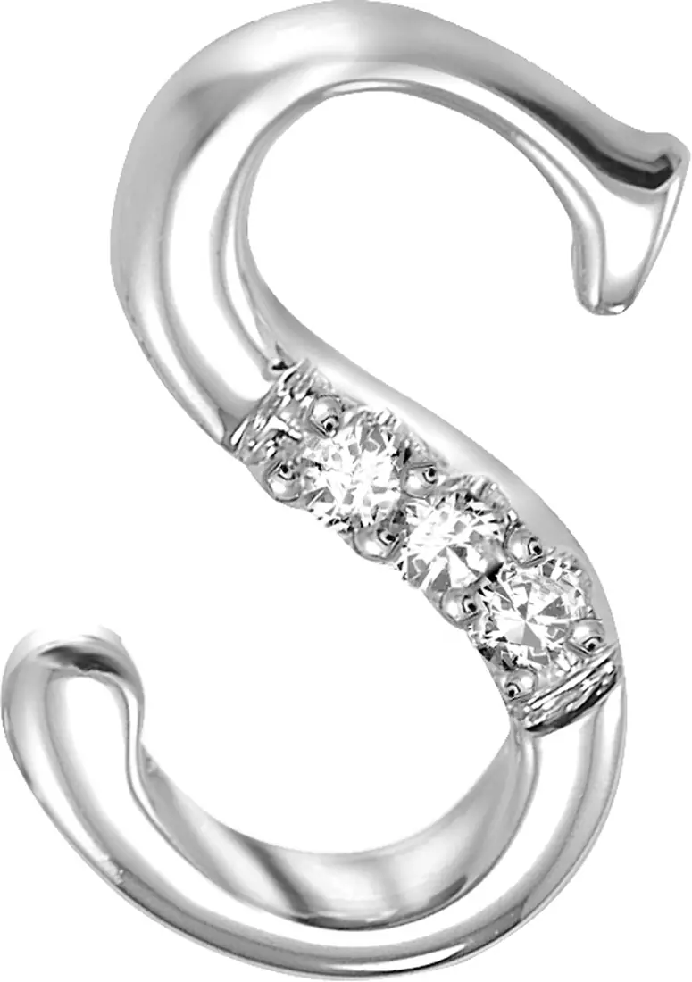 Sterling Silver Pendant Made With Cubic Zirconia
