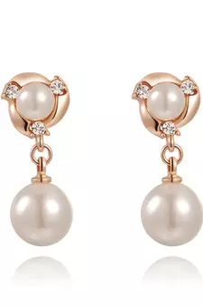 Yellow Gold Plated Earring