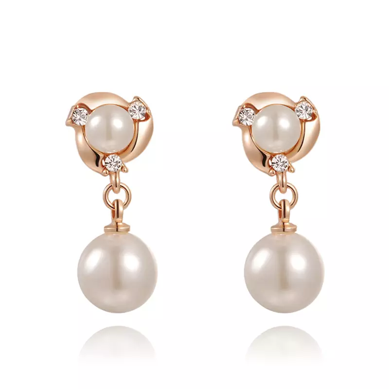 Yellow Gold Plated Earring