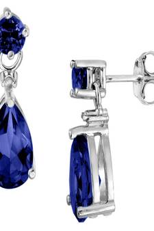 Sterling Silver Madras Earring