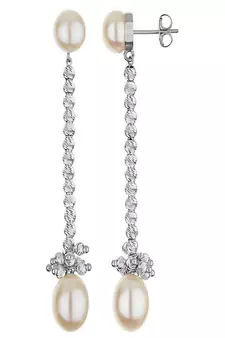 Sterling Silver Swara Earring