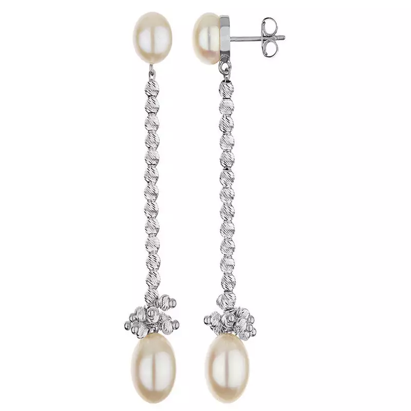 Sterling Silver Swara Earring
