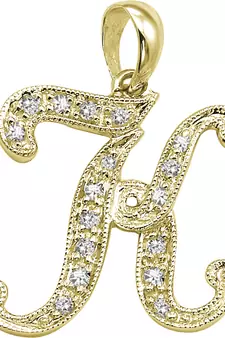 Sterling Silver Pendant Made With Cubic Zirconia