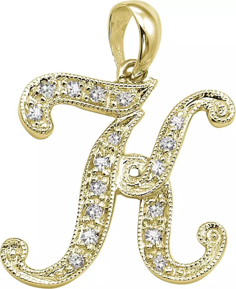 Sterling Silver Pendant Made With Cubic Zirconia
