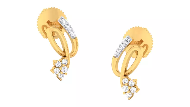 Sterling Silver Purava  Earrin