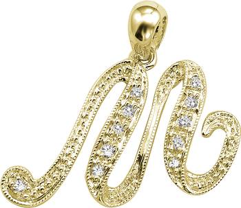 Sterling Silver Pendant Made With Cubic Zirconia 1