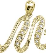 Sterling Silver Pendant Made With Cubic Zirconia