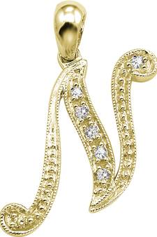 Sterling Silver Pendant Made With Cubic Zirconia