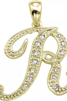 Sterling Silver Pendant Made With Cubic Zirconia