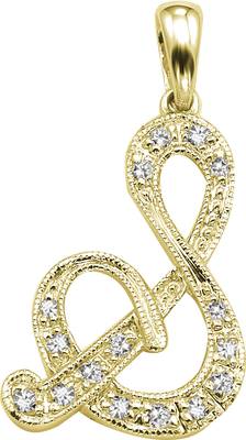 Sterling Silver Pendant Made With Cubic Zirconia 1